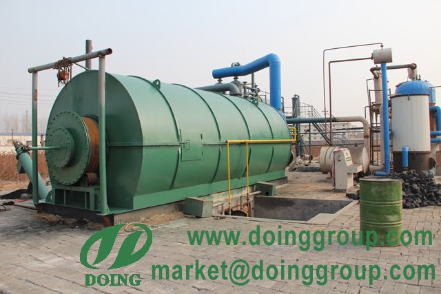 Pollution-free Doing tire recycling pyrolysis plant (zero discharge)