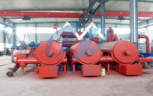 fully continuos waste tyre pyrolysis plant